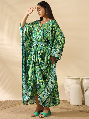 Emeri Satin Kaftan