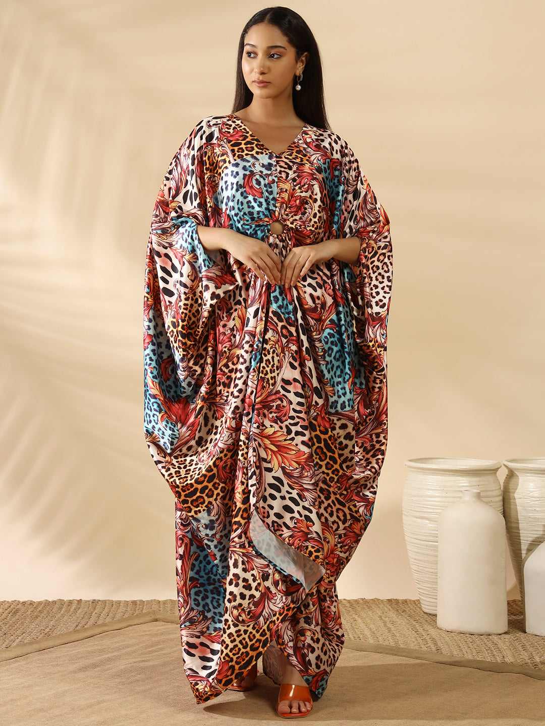 Zaya Satin Kaftan