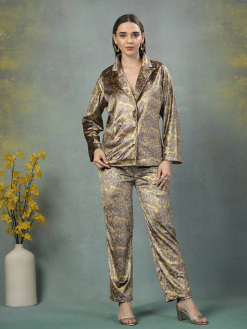 Women Printed Night Suit