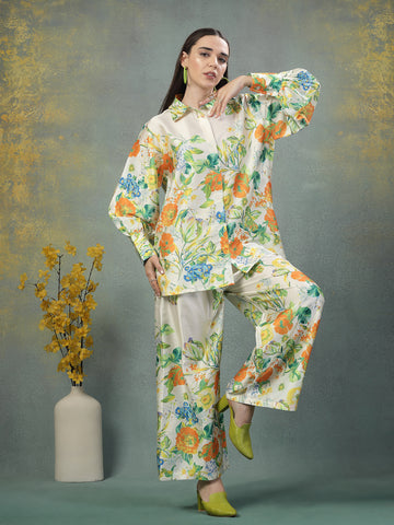 Women Printed Night Suit