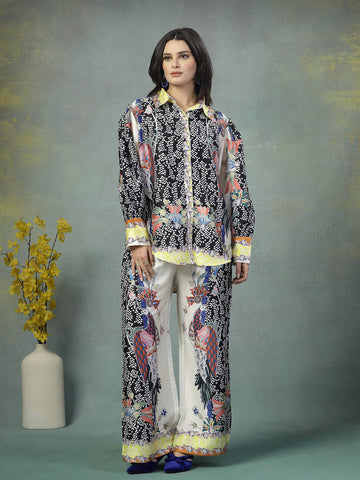 Women Floral Printed Night Suit