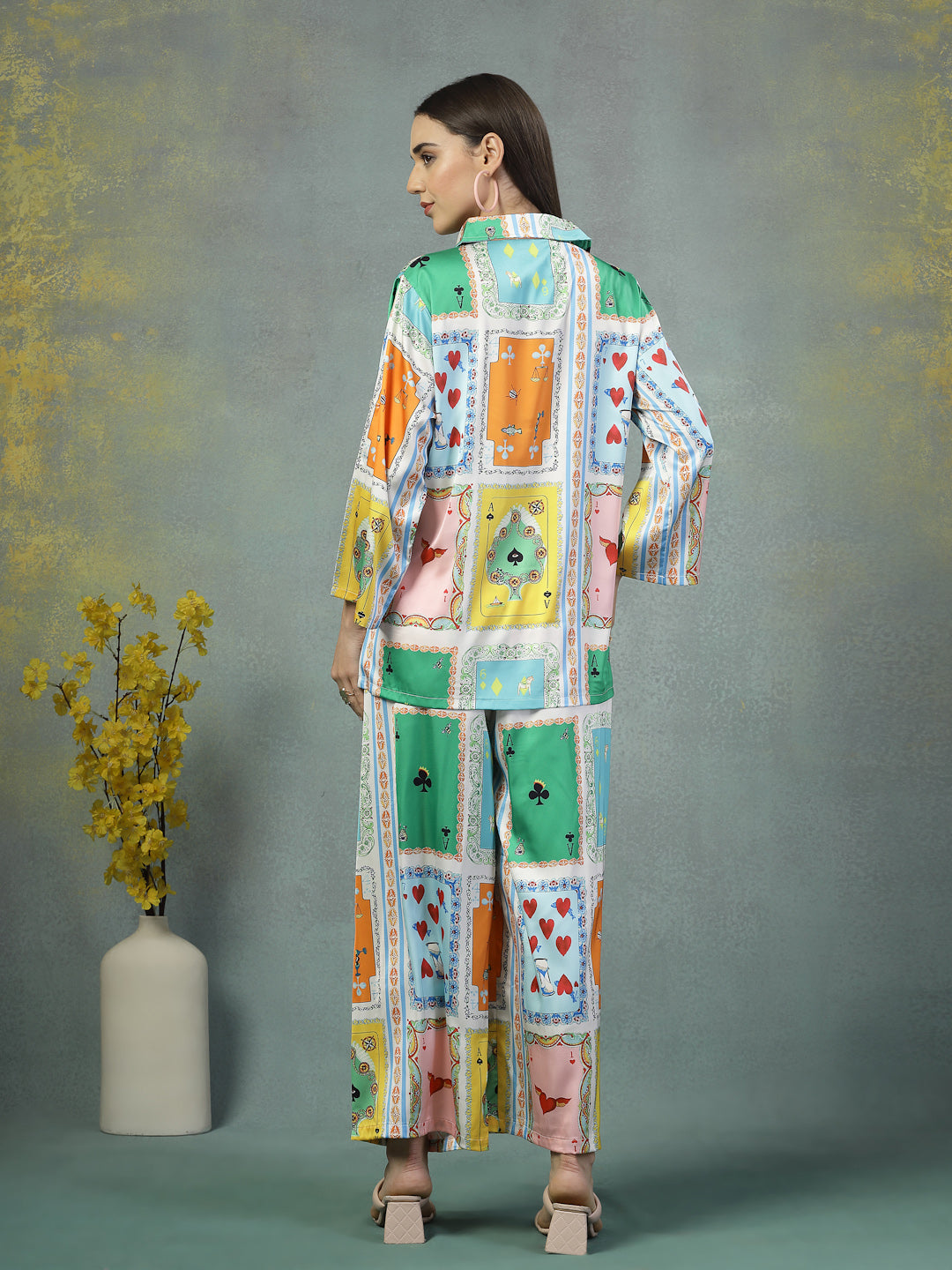 Women Floral Printed Night Suit