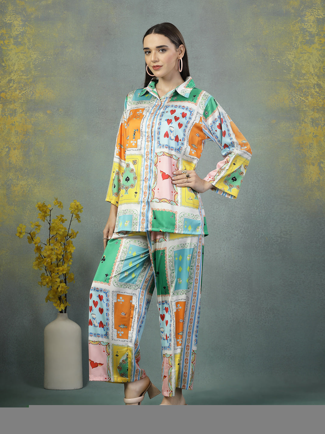 Luxe Lumière Satin Lounge Set