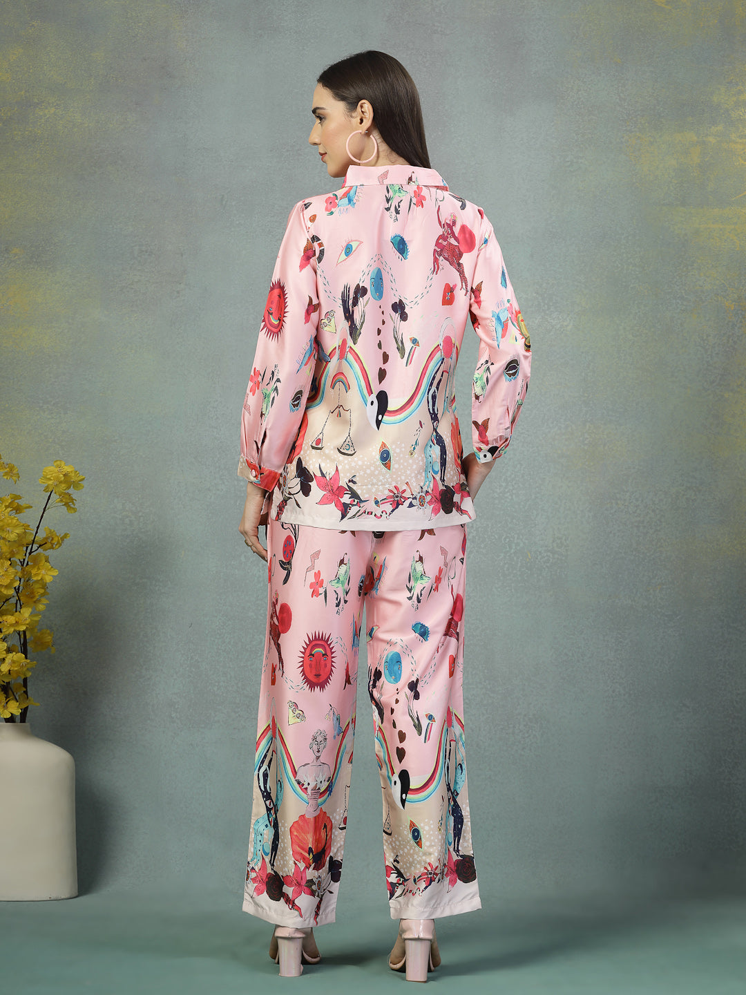 Women Floral Printed Night Suit