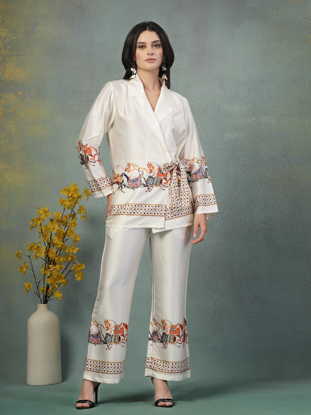 Women Printed Night Suit