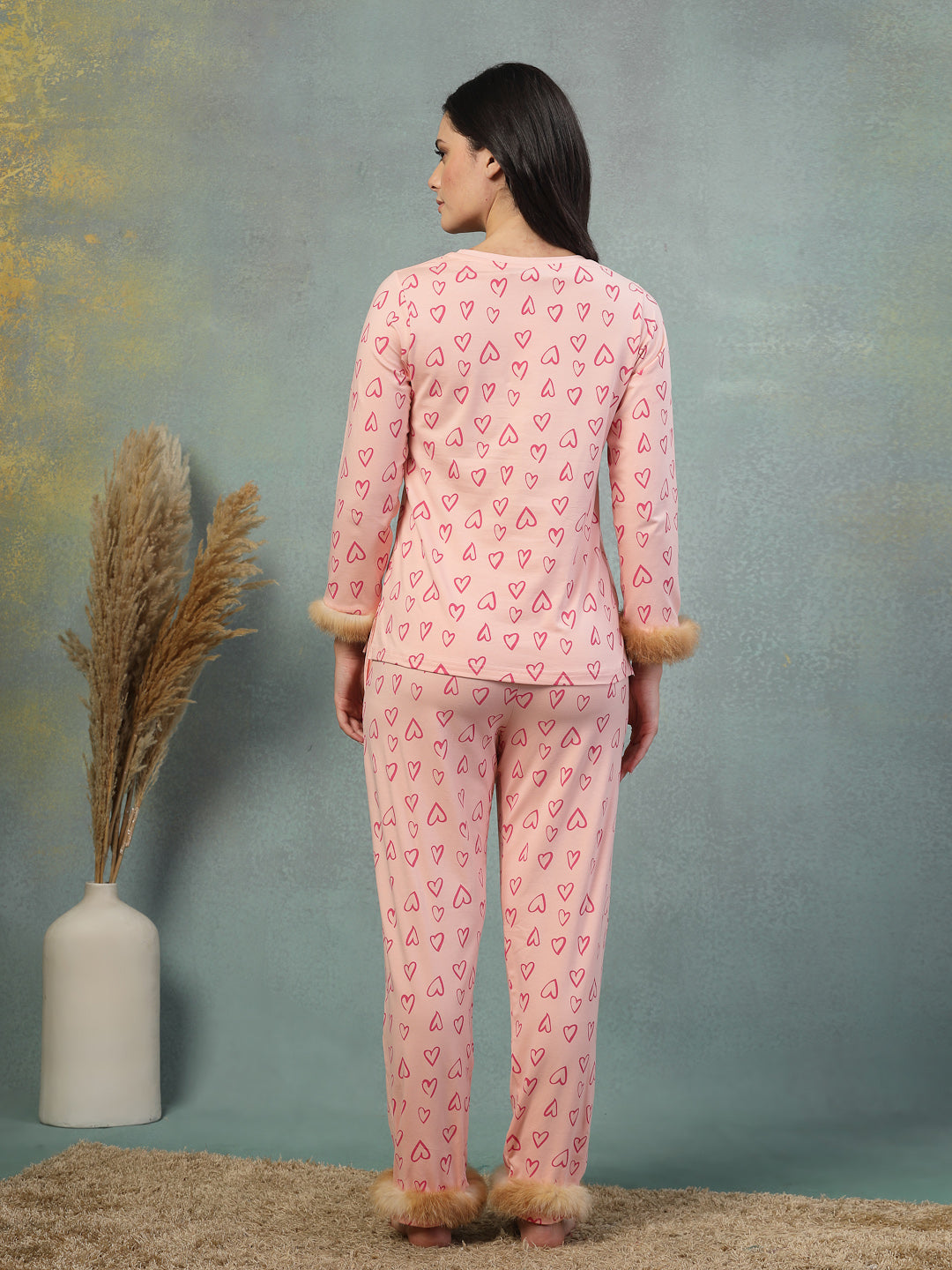 Women Printed Night Suit