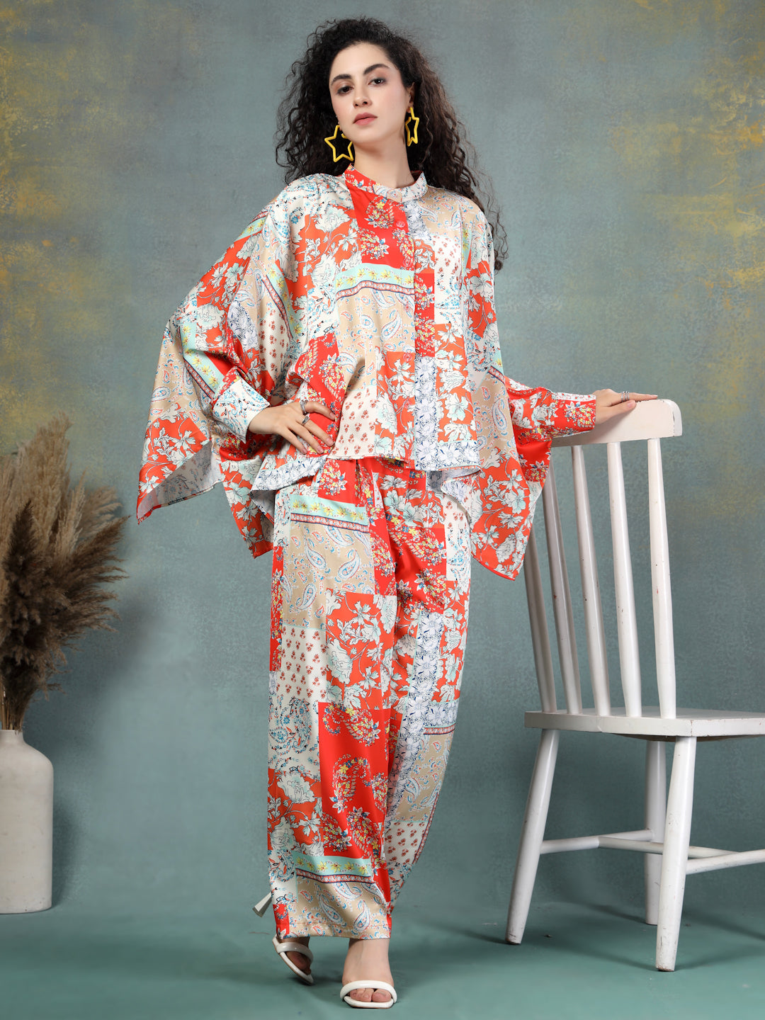 Paisley Patchwork Satin Co-ord