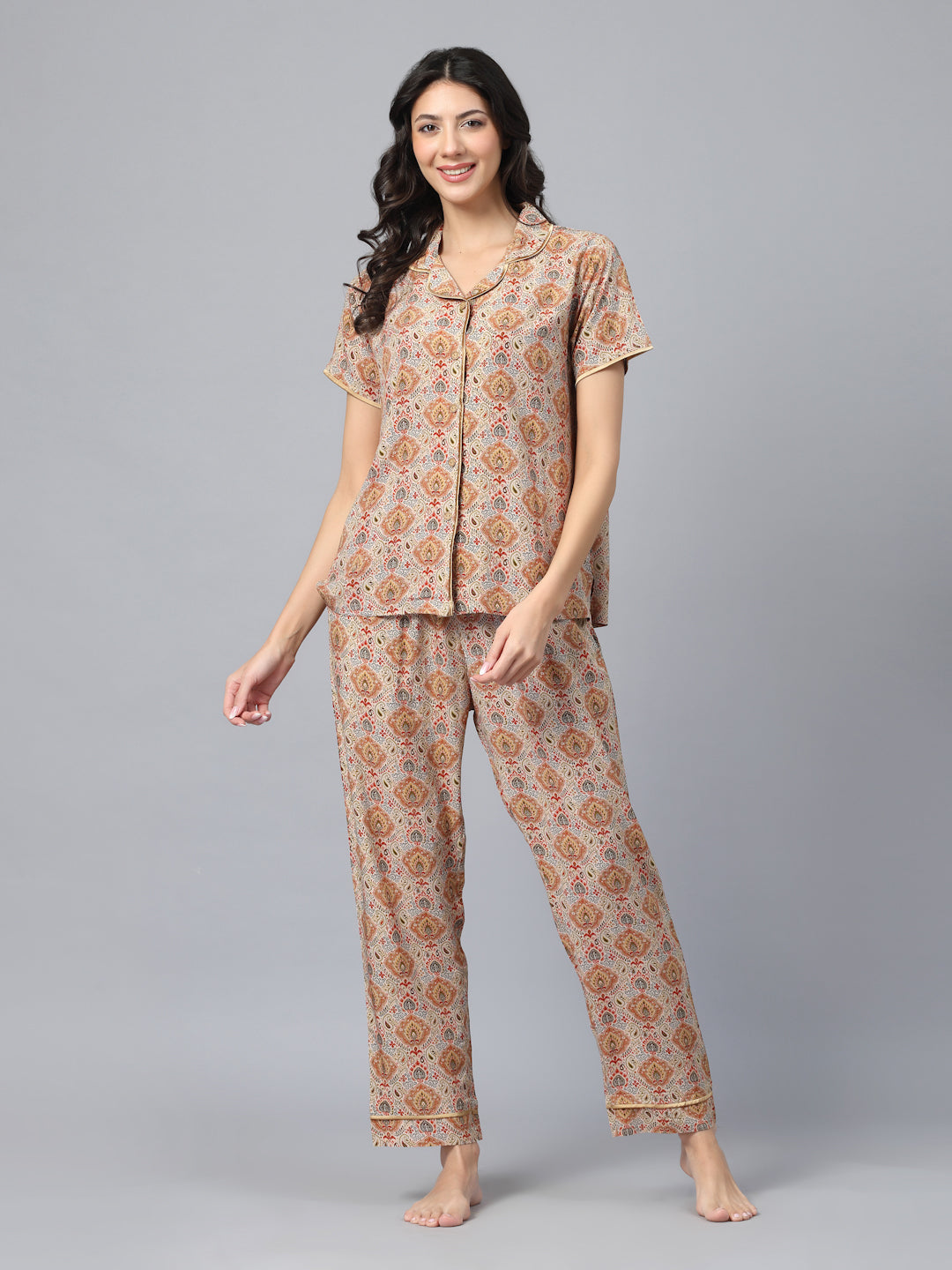 Boho Summer Viscose Nightsuit